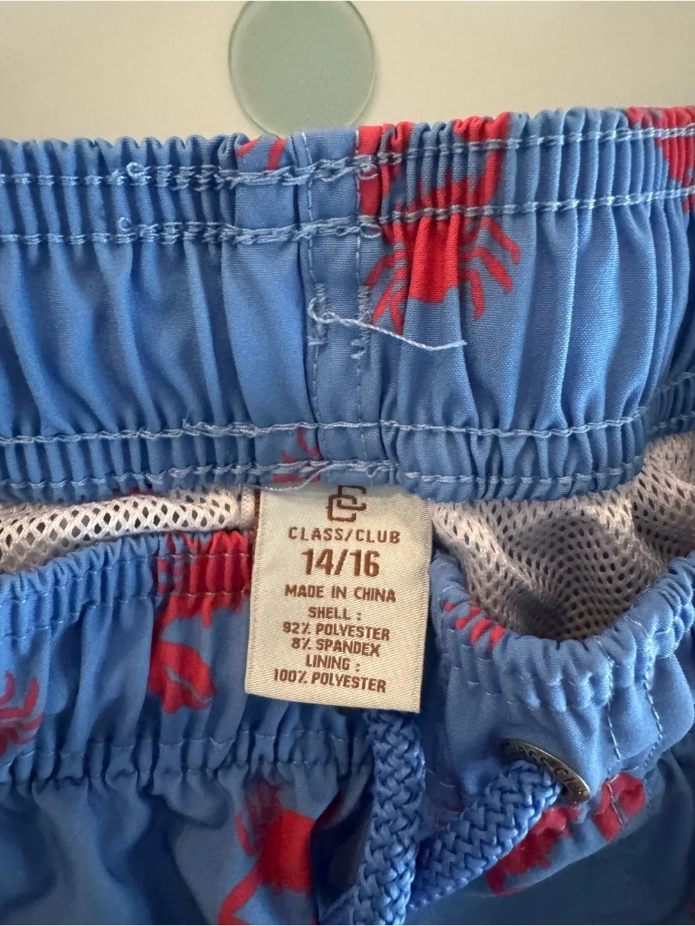 Southern Tide and Classic Club Boys Blue Swim Trunks